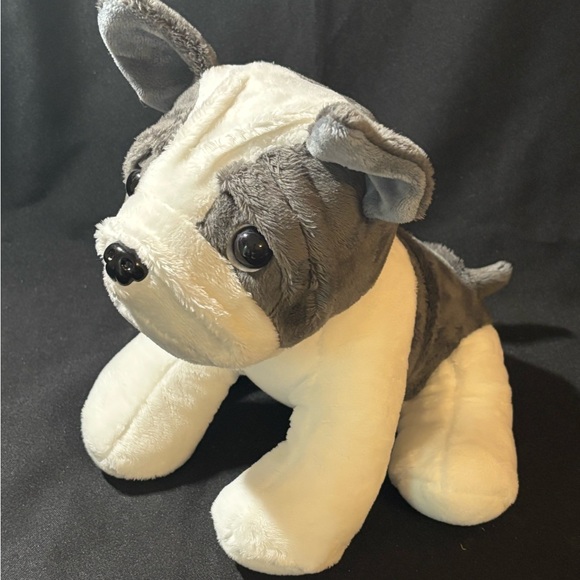Cuddle and Calm Weighted Stuffed Frenchie Dog Plush Study Buddy - Picture 2 of 5